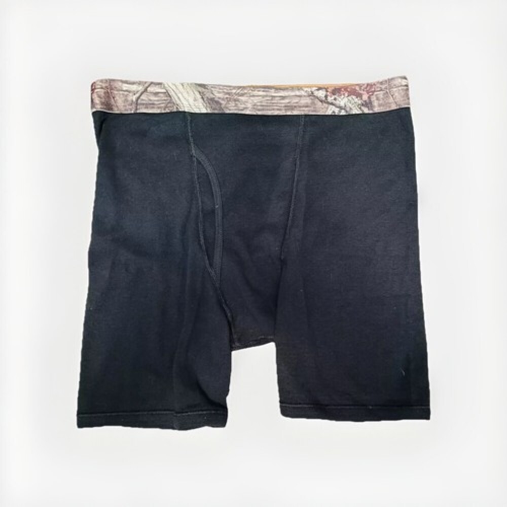 MOSSY OAK Black Hunting Compression Shorts Camo Size Medium
